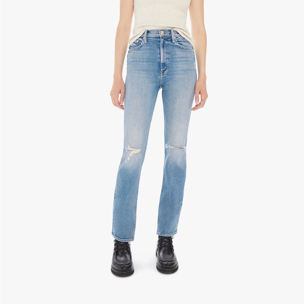 MOTHER HIGH WAISTED RIDER SKIMP JEANS